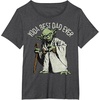 image:imageStar Wars Yoda Best Dad Ever Portait TShirtDark Heather Grey