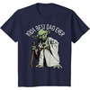 image:imageStar Wars Yoda Best Dad Ever Portait TShirtNavy Blue