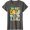 image:imageStar Wars Yoda Best Dad in the Galaxy Fathers Day Gift TShirtAsphalt Grey