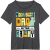 image:imageStar Wars Yoda Best Dad in the Galaxy Fathers Day Gift TShirtDark Heather Grey