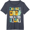 image:imageStar Wars Yoda Best Dad in the Galaxy Fathers Day Gift TShirtHeather Blue