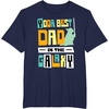 image:imageStar Wars Yoda Best Dad in the Galaxy Fathers Day Gift TShirtNavy Blue