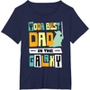 image:imageStar Wars Yoda Best Dad in the Galaxy Fathers Day Gift TShirtNavy Blue