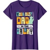 image:imageStar Wars Yoda Best Dad in the Galaxy Fathers Day Gift TShirtPurple