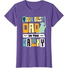 image:imageStar Wars Yoda Best Dad in the Galaxy Fathers Day Gift TShirtPurple Heather