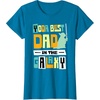 image:imageStar Wars Yoda Best Dad in the Galaxy Fathers Day Gift TShirtSapphire Blue