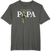 image:imageStar Wars Yoda Lightsaber Best Papa Birthday Fathers Day TShirtAsphalt Grey