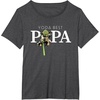 image:imageStar Wars Yoda Lightsaber Best Papa Birthday Fathers Day TShirtDark Heather Grey