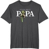 image:imageStar Wars Yoda Lightsaber Best Papa Birthday Fathers Day TShirtDark Heather Grey