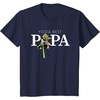 image:imageStar Wars Yoda Lightsaber Best Papa Birthday Fathers Day TShirtNavy Blue