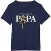 image:imageStar Wars Yoda Lightsaber Best Papa Birthday Fathers Day TShirtNavy Blue