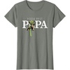 image:imageStar Wars Yoda Lightsaber Best Papa Birthday Fathers Day TShirtOlive Heather