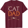 image:imageStar Wars Cat Dad Pet Parent Lightsabers TShirtBurgundy