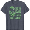 image:imageStar Wars Fathers Day Best Dad You Are Yoda Distressed Art TShirtHeather Blue