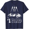 image:imageStar Wars Fathers Day Darth Vader 1 Dad Faded Vintage TShirtNavy Blue