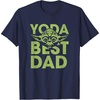 image:imageStar Wars Fathers Day Yoda Best Dad Ever Big Chest Poster TShirtNavy Blue