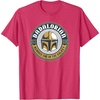 image:imageStar Wars The Mandalorian Fathers Day Number One Badge TShirtRed Heather