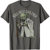 image:imageStar Wars Yoda Best Dad Ever Graphic TShirt TShirtAsphalt Grey