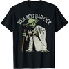 image:imageStar Wars Yoda Best Dad Ever Portait TShirtBlack