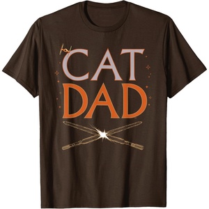 image:imageStar Wars Cat Dad Pet Parent Lightsabers TShirtBrown