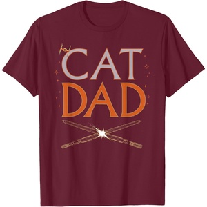 image:imageStar Wars Cat Dad Pet Parent Lightsabers TShirtBurgundy