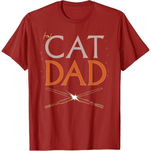 image:imageStar Wars Cat Dad Pet Parent Lightsabers TShirtCranberry Red