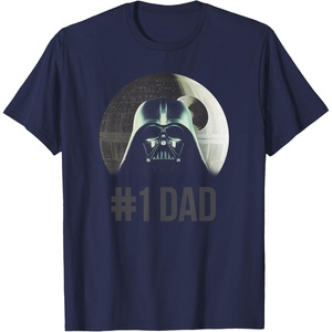 image:imageStar Wars Classic Fathers Day 1 Dad Darth Vader Death Star TShirtNavy Blue