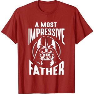 image:imageStar Wars Classic Fathers Day A Most Impressive Father Logo TShirtCranberry Red