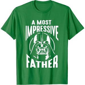image:imageStar Wars Classic Fathers Day A Most Impressive Father Logo TShirtKelly Green