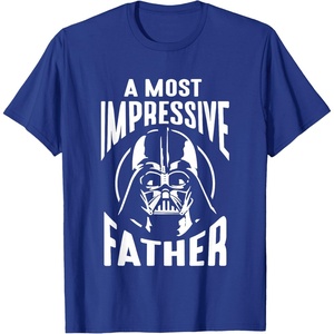 image:imageStar Wars Classic Fathers Day A Most Impressive Father Logo TShirtRoyal Blue