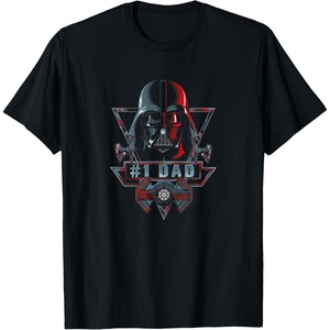 image:imageStar Wars Classic Fathers Day Darth Vader 1 Dad Tie Fighter TShirtBlack