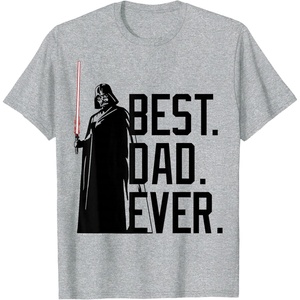 image:imageStar Wars Darth Vader Best Dad Ever Tonal Graphic TShirt TShirtHeather Grey