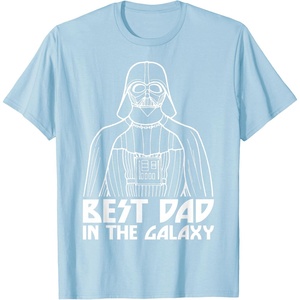 image:imageStar Wars Darth Vader Best Dad In Galaxy Graphic TShirt TShirtBaby Blue