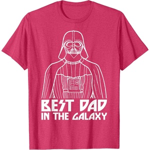 image:imageStar Wars Darth Vader Best Dad In Galaxy Graphic TShirt TShirtRed Heather