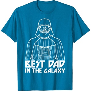 image:imageStar Wars Darth Vader Best Dad In Galaxy Graphic TShirt TShirtSapphire Blue