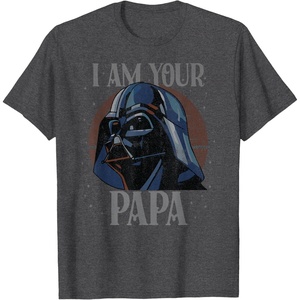 image:imageStar Wars Darth Vader I Am Your Papa Retro Fathers Day TShirtDark Heather Grey
