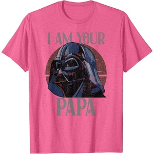 image:imageStar Wars Darth Vader I Am Your Papa Retro Fathers Day TShirtPink Heather