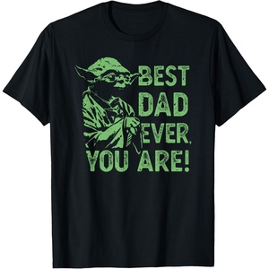 image:imageStar Wars Fathers Day Best Dad You Are Yoda Distressed Art TShirtBlack
