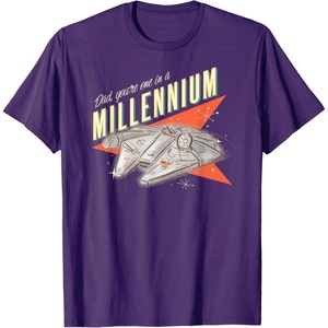 image:imageStar Wars Fathers Day Dad Youre One In A Millennium Logo TShirtPurple