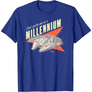 image:imageStar Wars Fathers Day Dad Youre One In A Millennium Logo TShirtRoyal Blue