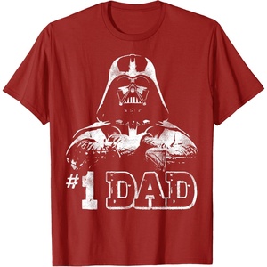 image:imageStar Wars Fathers Day Darth Vader 1 Dad Faded Vintage TShirtCranberry Red