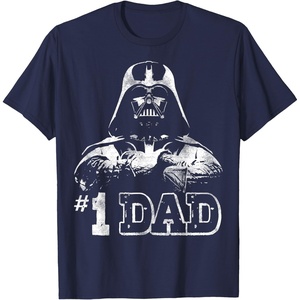 image:imageStar Wars Fathers Day Darth Vader 1 Dad Faded Vintage TShirtNavy Blue