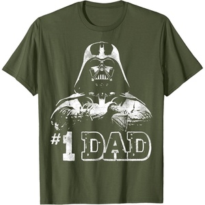 image:imageStar Wars Fathers Day Darth Vader 1 Dad Faded Vintage TShirtOlive Green