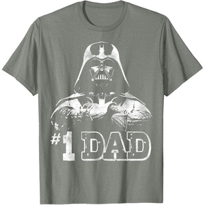 image:imageStar Wars Fathers Day Darth Vader 1 Dad Faded Vintage TShirtOlive Heather