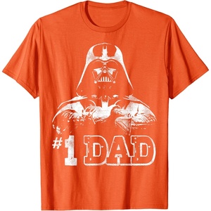 image:imageStar Wars Fathers Day Darth Vader 1 Dad Faded Vintage TShirtOrange