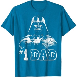 image:imageStar Wars Fathers Day Darth Vader 1 Dad Faded Vintage TShirtSapphire Blue