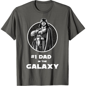 image:imageStar Wars Fathers Day Darth Vader 1 Dad In The Galaxy TShirtAsphalt Grey