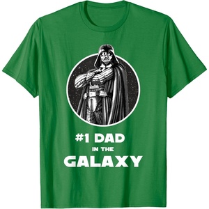 image:imageStar Wars Fathers Day Darth Vader 1 Dad In The Galaxy TShirtKelly Green