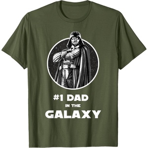 image:imageStar Wars Fathers Day Darth Vader 1 Dad In The Galaxy TShirtOlive Green