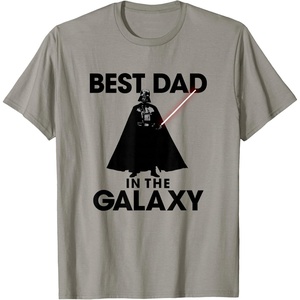 image:imageStar Wars Fathers Day Darth Vader Best Dad In The Galaxy TShirtSlate Grey